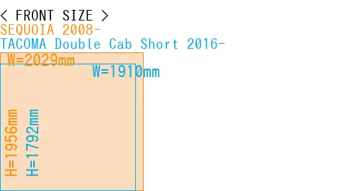 #SEQUOIA 2008- + TACOMA Double Cab Short 2016-